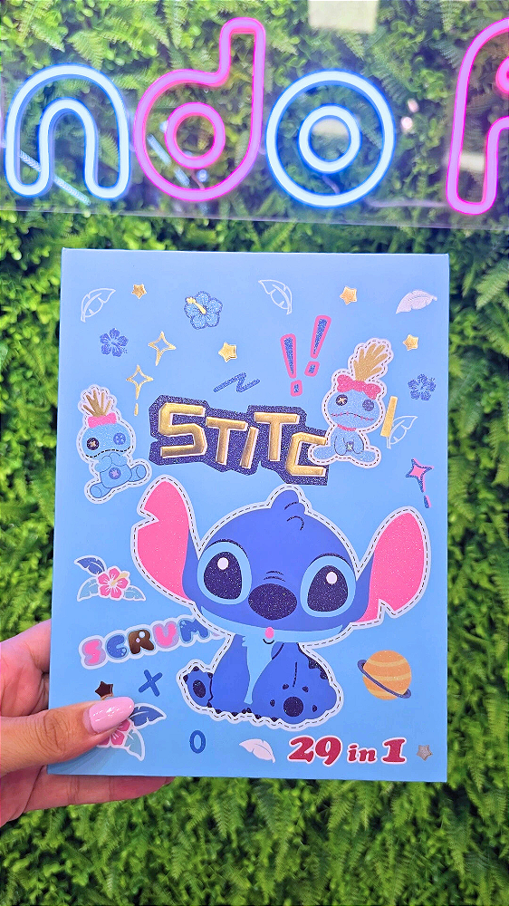 Kit Maquiagem Stitch 29 em 1