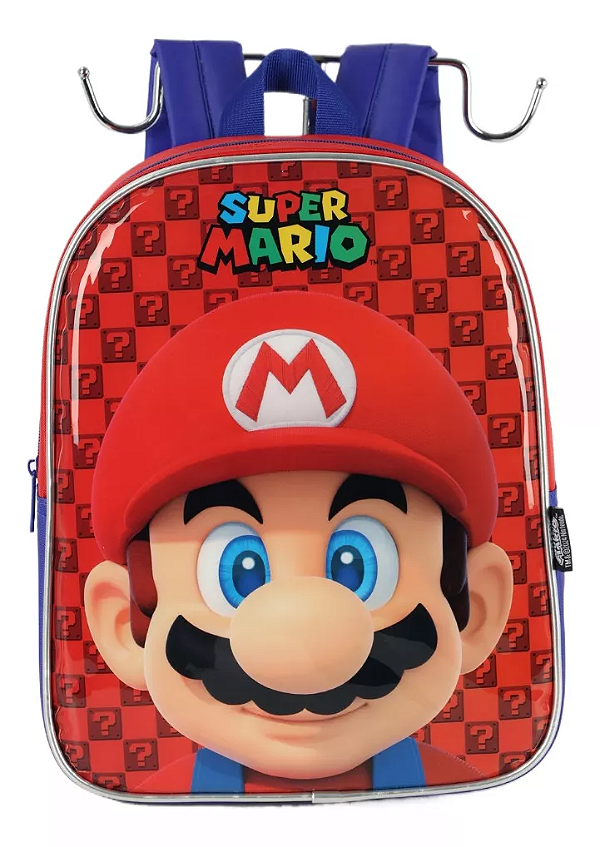 Mochila de Costas Infantil Super Mario
