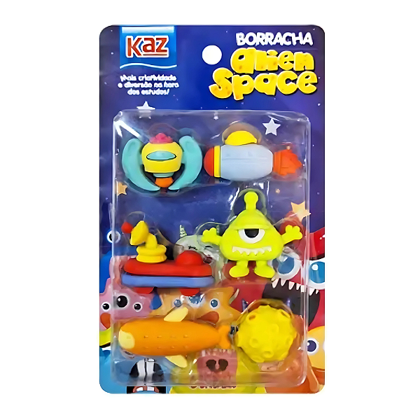 Kit de Borrachas Kaz Alien Space (6 Unidades)