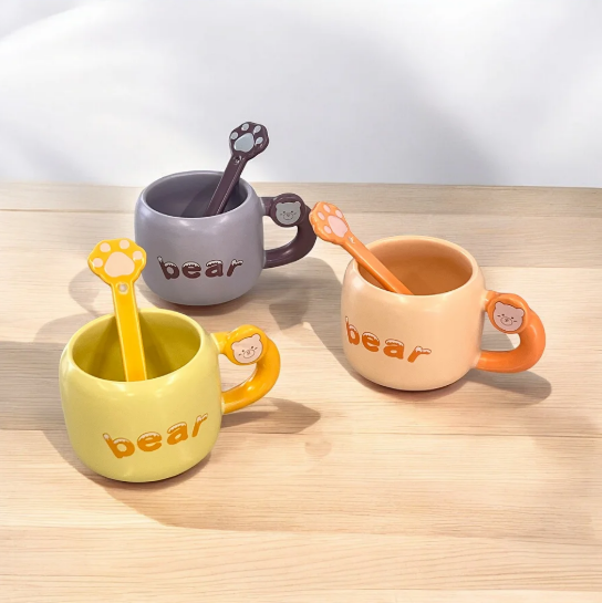 Caneca com Colher Bear