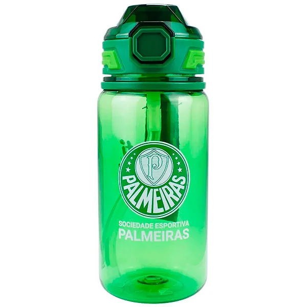 Garrafa Esportiva Plástico Palmeiras