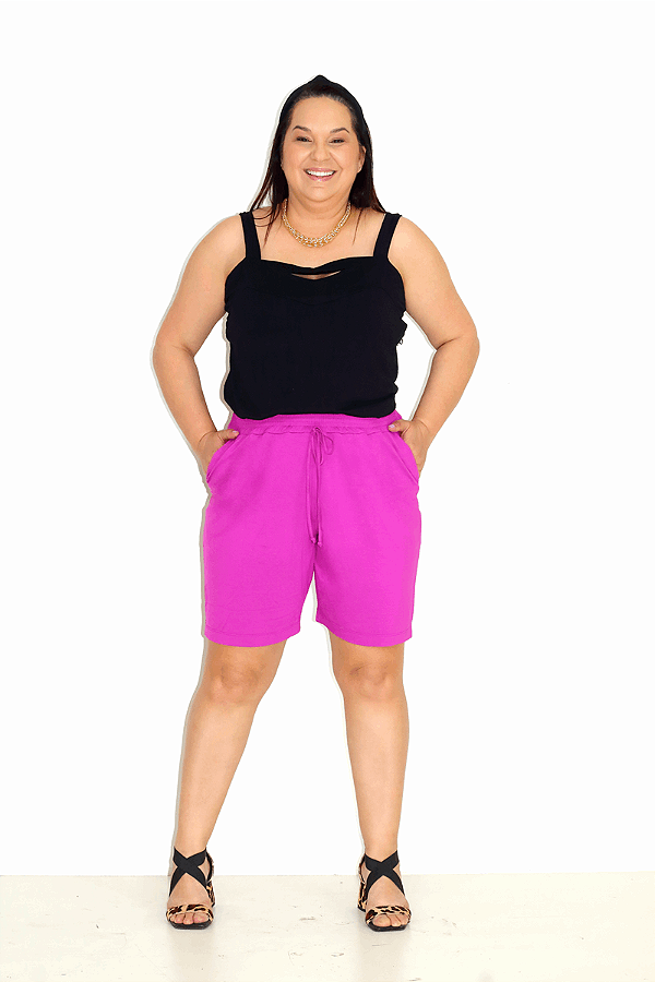 Camisa de Alça com Detalhe no Decote