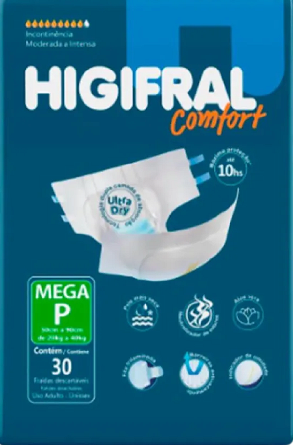 Fralda Adulto Higifral Confort Mega