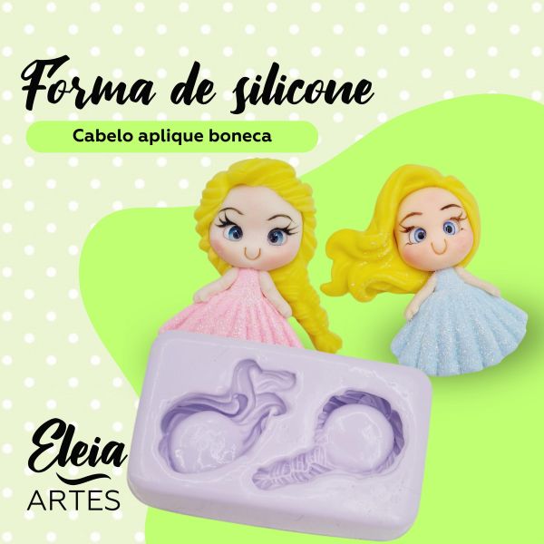 Cabelo 01 aplique boneca
