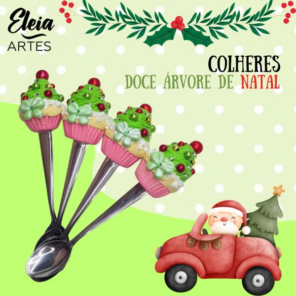 Colheres doce arvore de natal