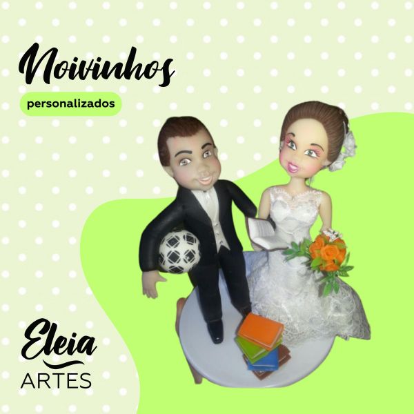 Noivinhos Ele jogador- Ela leitora