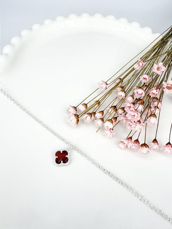 Pulseira Trevo Vermelho