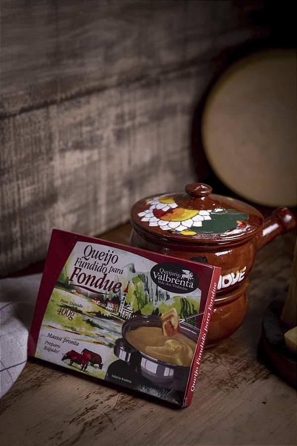 Queijo Fundido para Fondue 400g Valbrenta