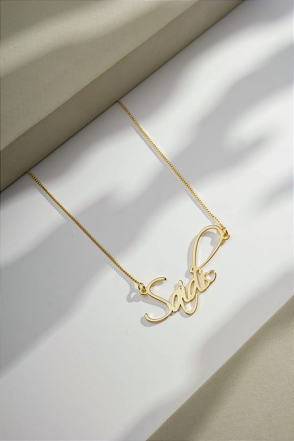 Colar Cursivo Saidi