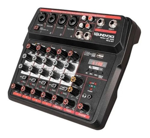MESA DE SOM COMPACTA SOUNDVOICE MC6BT