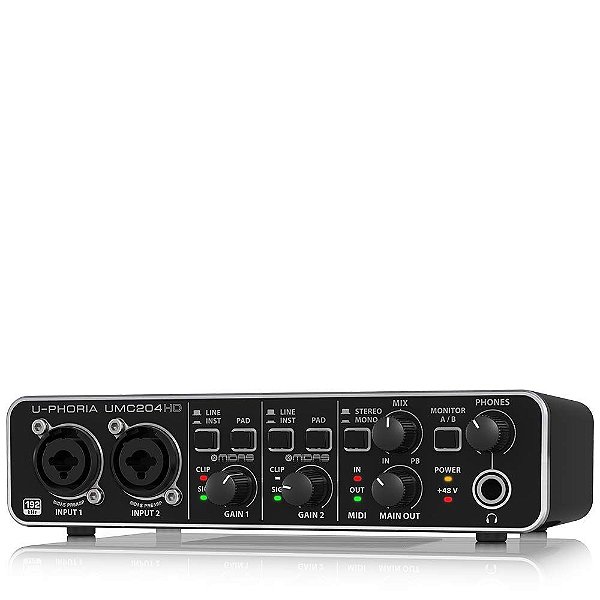 INTERFACE de ÁUDIO BEHRINGER UMC204HD