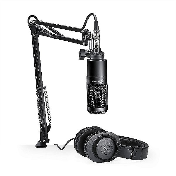 PACK PODCAST MIC+FONE AT2020PK AUDIOTECHNICA
