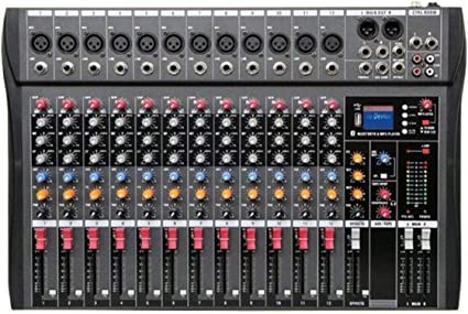 MESA DE SOM 12 CANAIS LELONG LE712 INTERFACE E BLUETOOTH