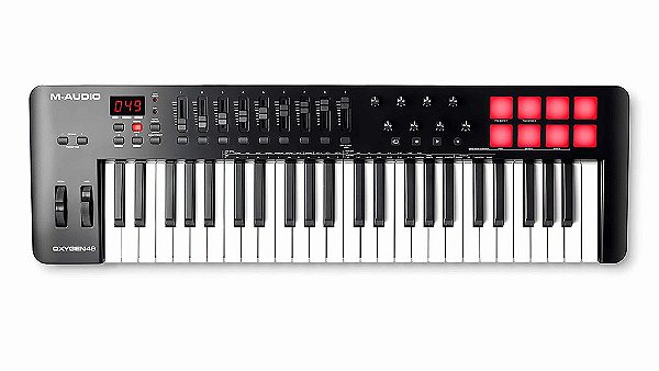 TECLADO CONTROLADOR MIDI 49 TECLAS M-AUDIO OXYGEN 49 MKV