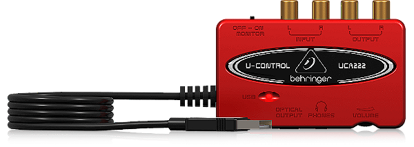 BEHRINGER INTERFACE DE ÁUDIO USB UCA222