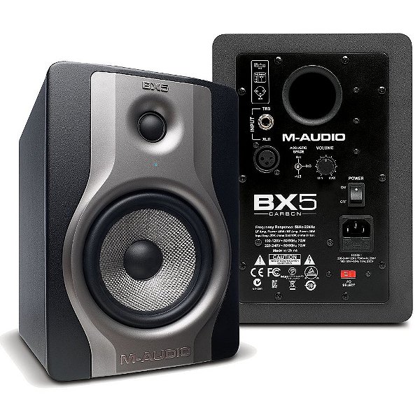 MONITOR DE REFERÊMCIA M-AUDIO BX5 ATIVOS (PAR)