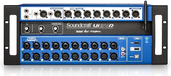 MESA DE SOM DIGITAL 24 CANAIS SOUNDCRAFT UI24