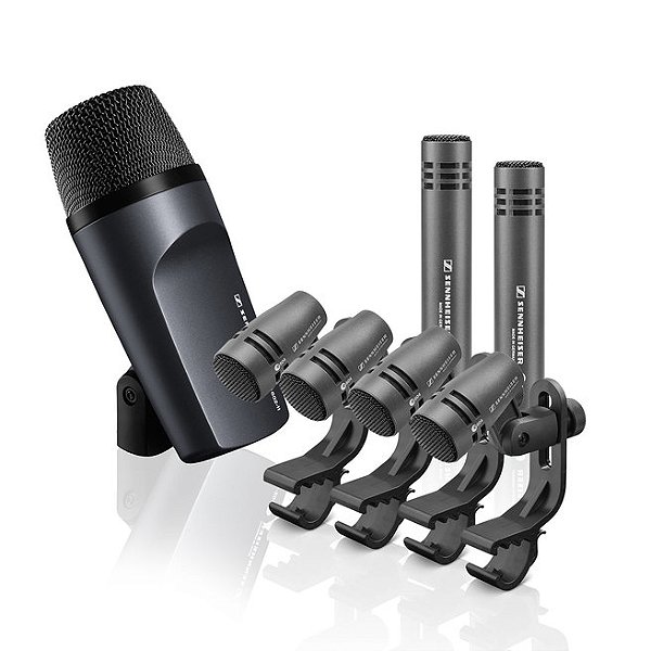 Kit Microfone Para Bateria Sennheiser E600 Preto