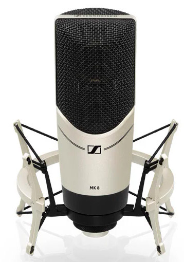 Microfone condensador para estúdio Sennheiser MK8