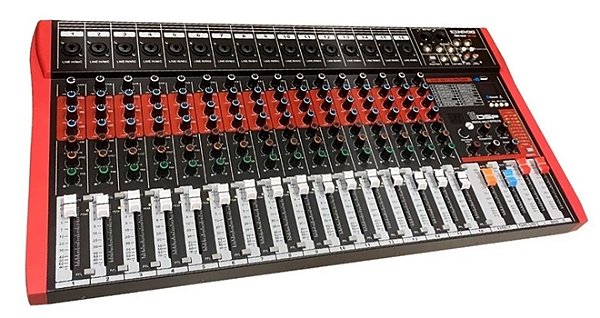 Mesa de Som Soundvoice RUBI  MR162 com Interface e Bluetooth 16 Canais