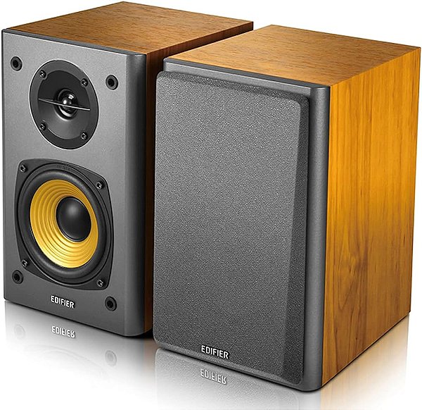 MONITOR DE ÁUDIO R1000T4 BIVOLT 24W RMS EDIFIER - COR MADEIRA