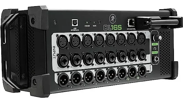 Mesa de Som digital Mackie 16 Canais 6 auxiliares DL16S