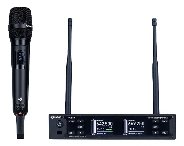 Microfone Sem Fio com Talk Back K461m/tb B6 - Kadosh
