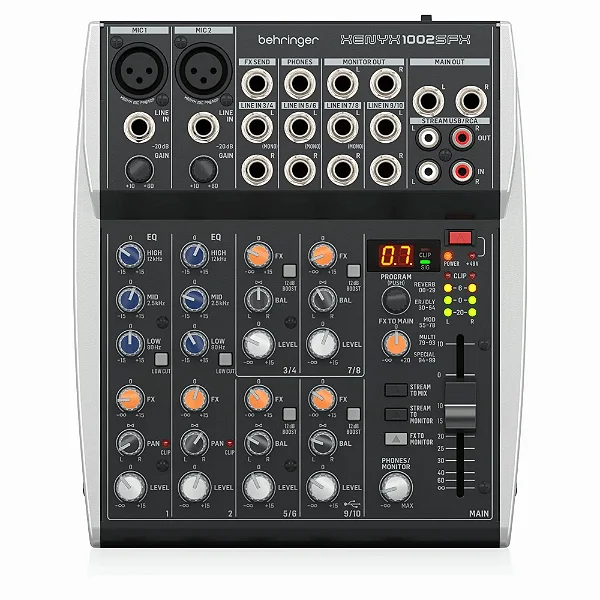 Mesa De Som 10 Canais Xenyx 1002S FX- Behringer