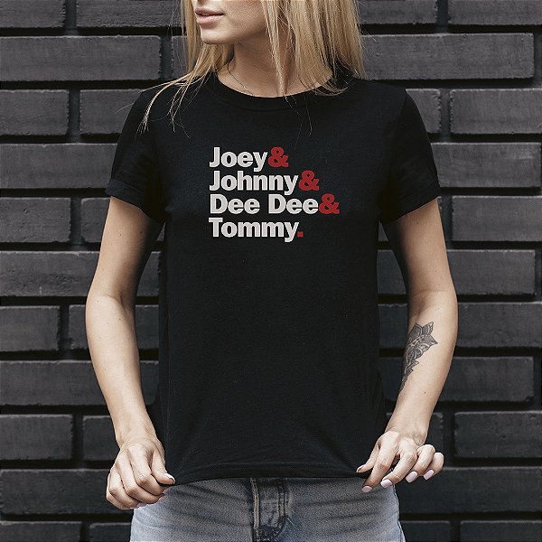 Camiseta Joey&Johnny&DeeDee&Tommy