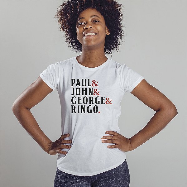 Camiseta Paul&John&George&Ringo