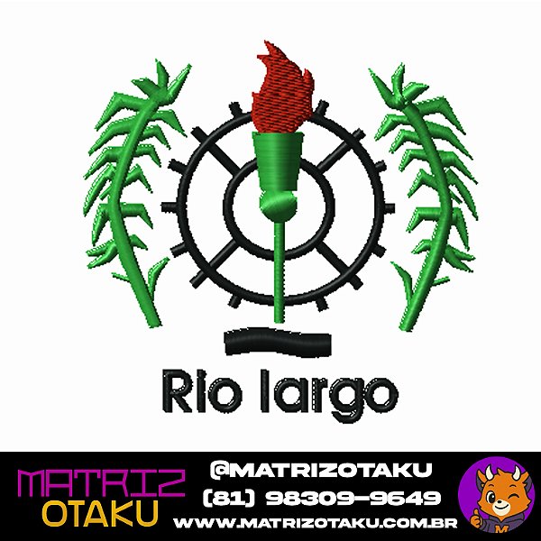 Matriz de Bordado Rio largo