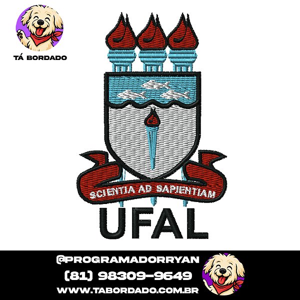 Matriz de Bordado UFAL – Universidade Federal de Alagoas