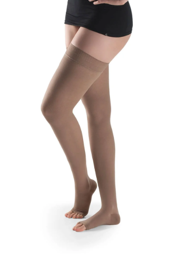 Meia Sigvaris 20-30 mmhg 7/8 Dynaven Basic Cor Bege