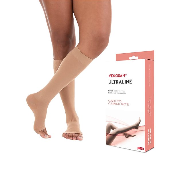 Meia Venosan 4000 Ultraline 20-30 mmHg 3/4 Cor Bege