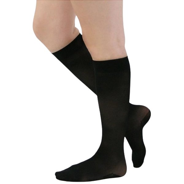 Meia Medi Sheer Soft 20-30mmhg 3/4 Cor Preto