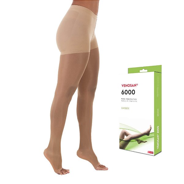 Meia Calça Venosan 6000 20-30 mmHg Cor Bege