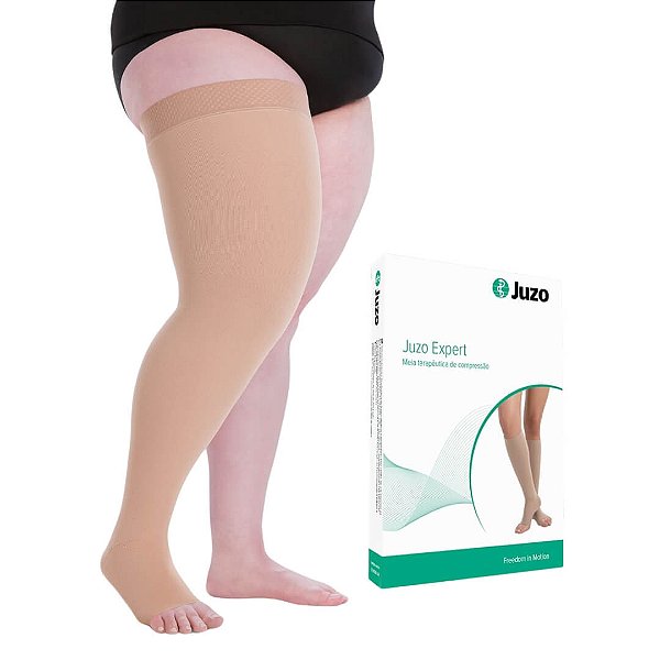 Meia Selecta Expert 7/8 30-40 mmhg Cor Bege