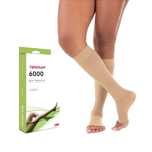 Meia Venosan 6000 20-30mmHg 3/4 Cor Bege