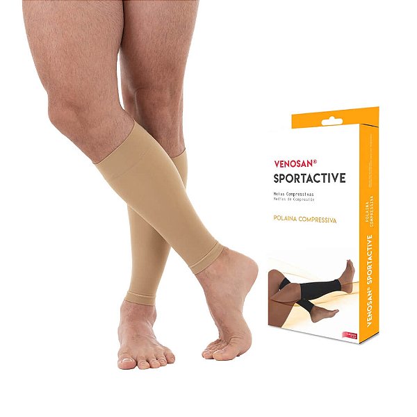 Polaina Venosan Sportactive 20-30 mmHg Cor Bege