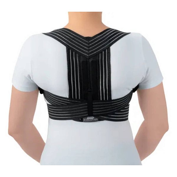 Corretor Postural Em Elástico Respirável Evolution Chantal