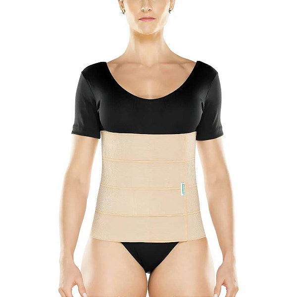 Cinta Faixa Elástica Abdominal 4 Painéis Gomos Chantal