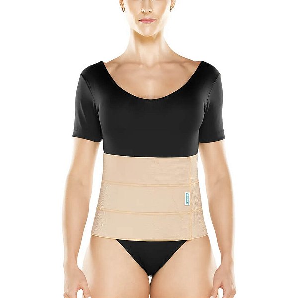Cinta Faixa Elástica Abdominal 3 Painéis Gomos Chantal