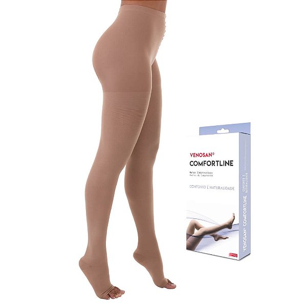 Meia Calça Venosan Comfortline 20-30 mmHg cor Bege