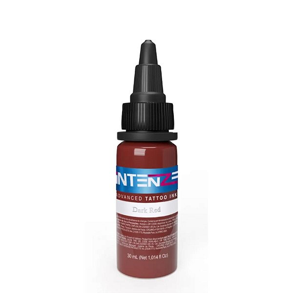 Tinta Tatuagem Intenze Dark Red 30ml