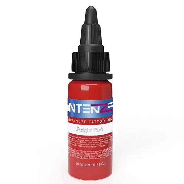 Tinta Tatuagem Intenze Bright Red 30ml