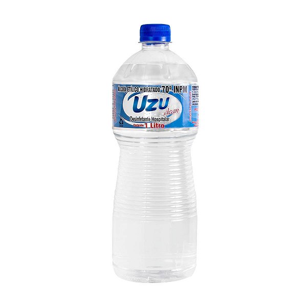Álcool 70° Uzu Clean 1L