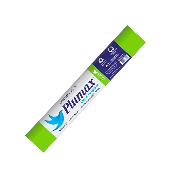 Lençol Maca de Papel Plumax 70cmx50m