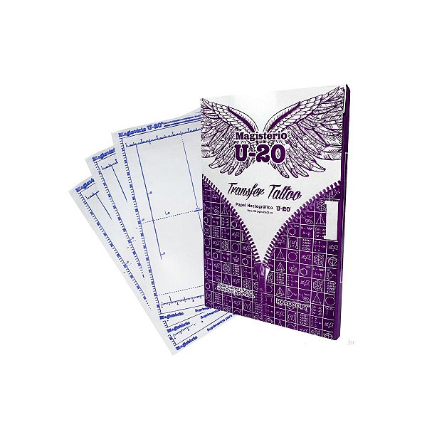 Papel Hectográfico Magistério U20 A4 Com 100 Folhas