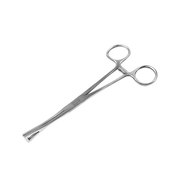 Pinça Profissional Triangular Fechada Para Aplicação 16cm