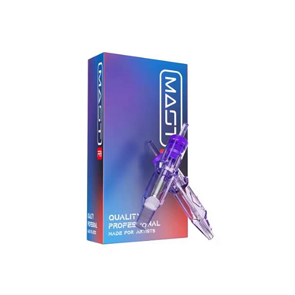 20 Cartuchos Tatuagem Mast Pro 1011RM Magnum Curvado